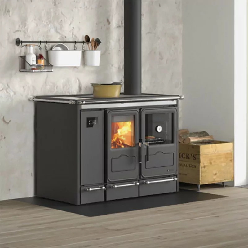 Holzherd mit Wasserwärmetauscher Sierra - 15,4 kW, La Nordica01