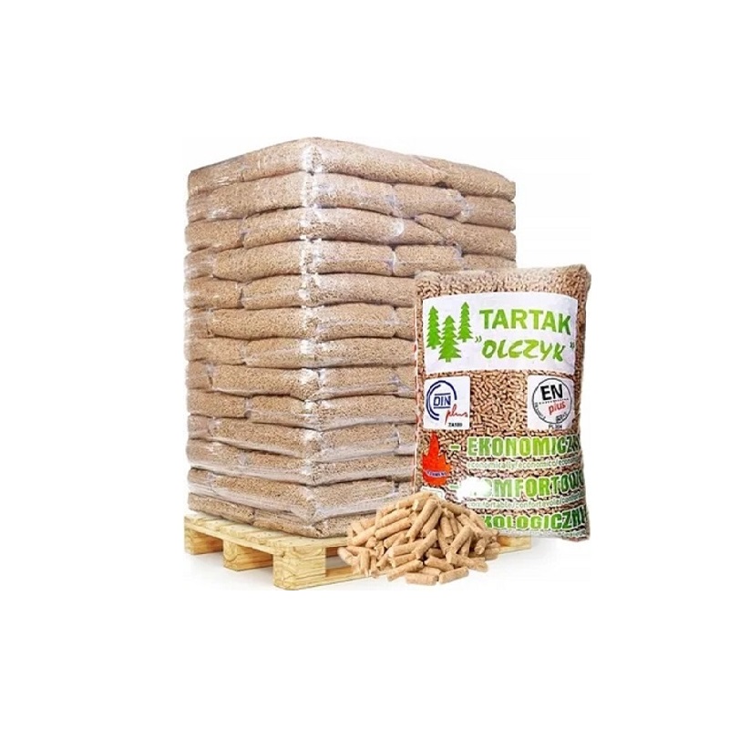 Olczyk Holzpellets – Palette mit 72 Säcken, zertifiziert nach DIN Plus und EN Plus A1 Olczyk Holzpellets – Palette mit 72 Säcken, zertifiziert nach DIN Plus und EN Plus A1