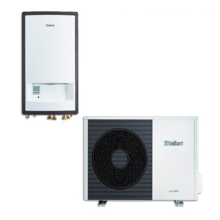 Vaillant aroTHERM Split VWL 55/5 AS mit VWL 57/5 IS, Heizungswärmepumpe