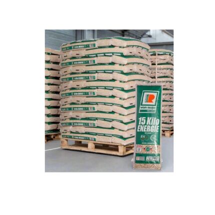 Van Roje Holzpellets – Palette mit 65 Säcken, hohe Qualität und optimale Verbrennung